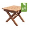 Mesa Baja Ecomadera Iberá Plegable de Madera Eucaliptus para exterior