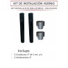 Kit Instalacion Horno Enlozado 4 Tromen Ñuke