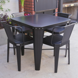 MESA TROMEN RUNKO 76 83 X 83 - NEGRO