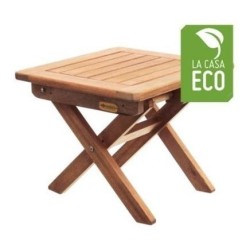 Mesa Baja Ecomadera Iberá Plegable De Madera Eucaliptus Para Exterior