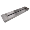 BIOHOGAR QUEMADOR EXTRALARGO - DE EMBUTIR 0.90 X 0.20 AC. INOX.