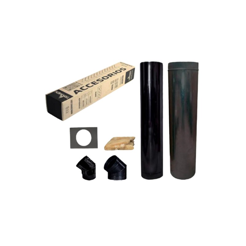 KIT COMPLEMENTO INST. ENLOZADO PARED 6" TROMEN